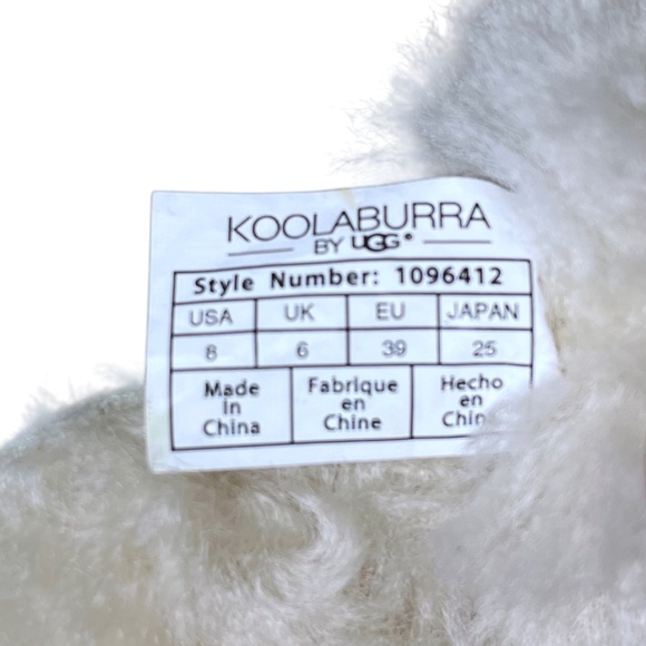 Koolaburra by UGG Jaelyn Mini Tassle Green Plush Warm Boots Women’s Size 8 - Picture 9 of 11